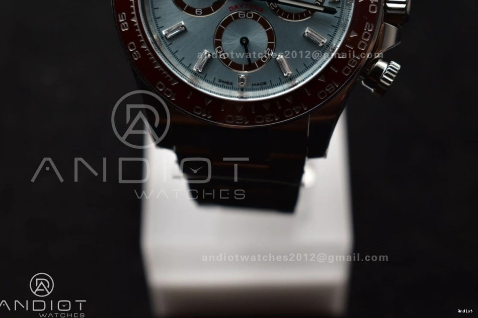 904L Bracelet Sticks Asian Best 1:1 Blue SS SS 4131 126506 on Ice Super Dial Clean 904L Edition Markers Daytona Clone 0128